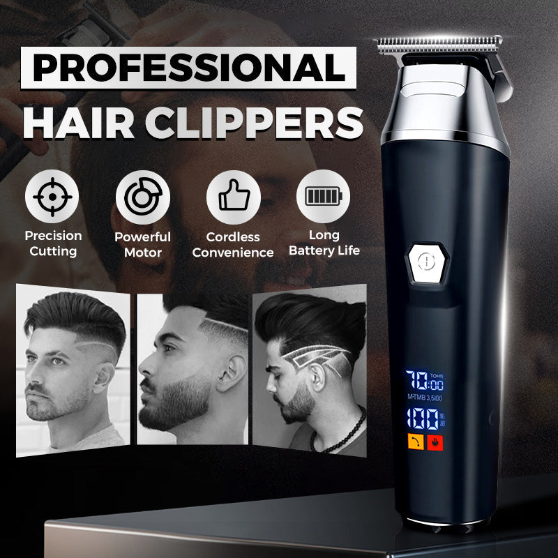 🔥New Hot Selling❤️‍🔥 Household Digital Display Professional Electric Hair Clipper