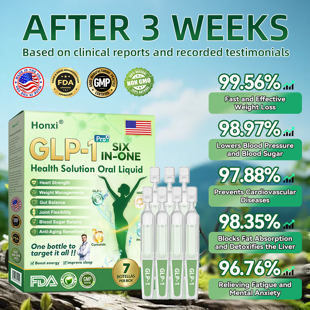 Honxi® 🏥 𝐺𝐿𝑃-𝟏 𝑺𝒊𝒙-𝒊𝒏-𝑶𝒏𝒆 𝑯𝒆𝒂𝒍𝒕𝒉 𝑺𝒐𝒍𝒖𝒕𝒊𝒐𝒏 𝑶𝒓𝒂𝒍 𝑳𝒊𝒒𝒖𝒊𝒅  (𝐉𝐮𝐬𝐭 𝐨𝐧𝐜𝐞 𝐚 𝐝𝐚𝐲, 𝐯𝐢𝐬𝐢𝐛𝐥𝐞 𝐜𝐡𝐚𝐧𝐠𝐞𝐬 𝐢𝐧 𝟕 𝐝𝐚𝐲𝐬） ✅ 𝐅𝐨𝐫 𝐨𝐛𝐞𝐬𝐢𝐭𝐲, 𝐜𝐚𝐫𝐝𝐢𝐨𝐯𝐚𝐬𝐜𝐮𝐥𝐚𝐫 𝐡𝐞𝐚𝐥𝐭𝐡, 𝐝𝐢𝐚𝐛𝐞𝐭𝐞𝐬, 𝐬𝐥𝐞𝐞𝐩 𝐚𝐩𝐧𝐞𝐚, 𝐆𝐮𝐭 𝐇𝐞𝐚𝐥𝐭𝐡, 𝐣𝐨𝐢𝐧𝐭 𝐢𝐬𝐬𝐮𝐞𝐬, 𝐚𝐧𝐝 𝐦𝐨𝐫𝐞💯